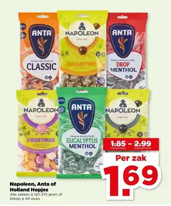 PLUS Napoleon, Anta of Holland Hopjes aanbieding