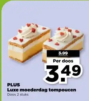 PLUS PLUS Luxe moederdag tompoucen aanbieding