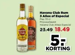 PLUS Havana Club Rum 3 Años of Especial aanbieding