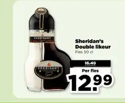 PLUS Sheridan's Double likeur aanbieding