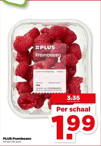 PLUS PLUS Frambozen aanbieding