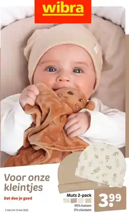 Wibra Voor onze kleintjes`Muts 2-pack aanbieding