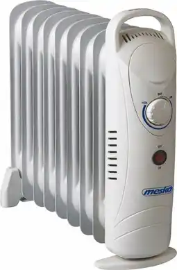 Bol.com Mesko MS7805 Binnen Wit 1000W Elektrische ruimteverwarming op olie electrische verwarming aanbieding