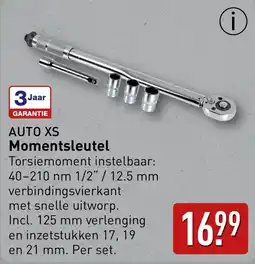 ALDI AUTO XS Momentsleutel aanbieding