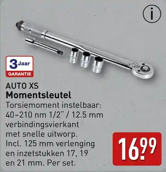 ALDI AUTO XS Momentsleutel aanbieding