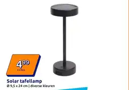 Action Solar tafellamp aanbieding