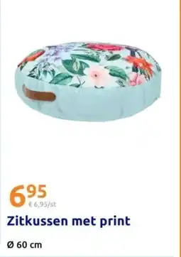 Action Zitkussen met print aanbieding