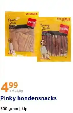 Action Pinky hondensnacks aanbieding