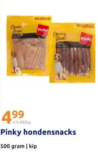 Action Pinky hondensnacks aanbieding