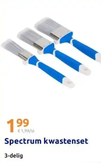 Action Spectrum kwastenset aanbieding