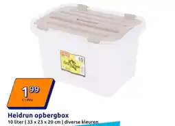 Action Heidrun opbergbox aanbieding