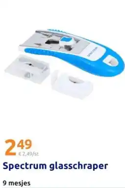 Action Spectrum glasschraper aanbieding