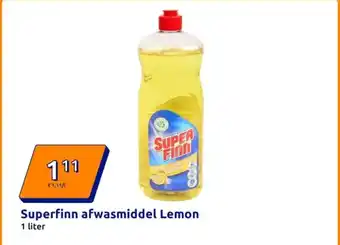 Action Superfinn afwasmiddel Lemon aanbieding