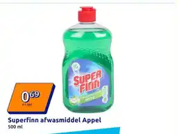 Action Superfinn afwasmiddel Appel aanbieding