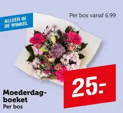 Coop Moederdag boeket aanbieding