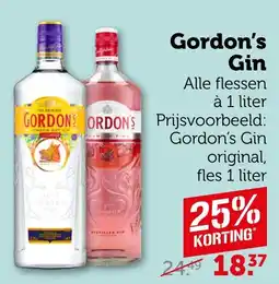 Coop Gordon's Gin aanbieding
