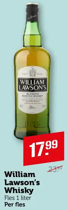 Coop William Lawson's Whisky aanbieding