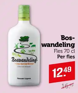 Coop Bos wandeling aanbieding