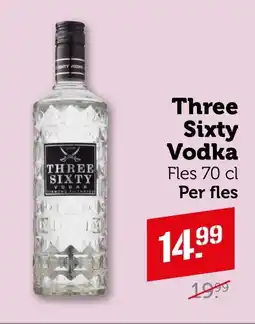 Coop Three Sixty Vodka aanbieding