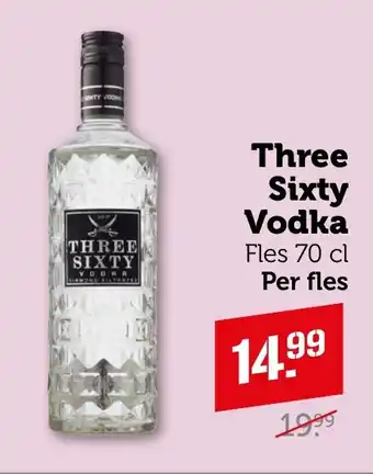 Coop Three Sixty Vodka aanbieding