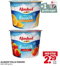 Dekamarkt Almhof volle kwark aanbieding
