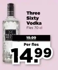 PLUS Three Sixty Vodka aanbieding