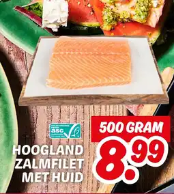 Dekamarkt Hoogland zalmfilet met huid aanbieding