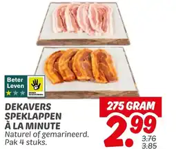 Dekamarkt Dekavers speklappen à la minute aanbieding