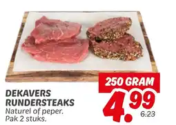 Dekamarkt Dekavers rundersteaks aanbieding