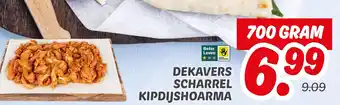 Dekamarkt Dekavers scharrel kipdijshoarma aanbieding