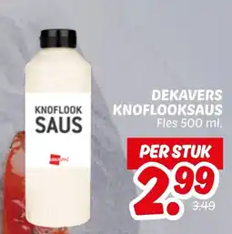 Dekamarkt Dekavers knoflook knoflooksaus aanbieding