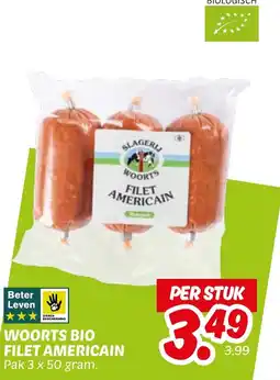 Dekamarkt Woorts bio filet americain aanbieding