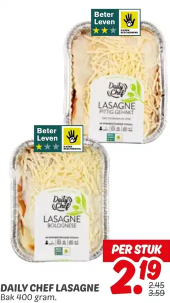 Dekamarkt Daily chef lasagne aanbieding