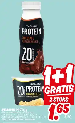 Dekamarkt Melkunie protein aanbieding