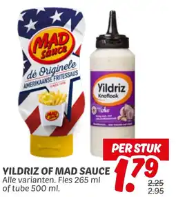 Dekamarkt Yildriz of mad sauce aanbieding