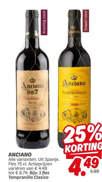 Dekamarkt Anciano aanbieding