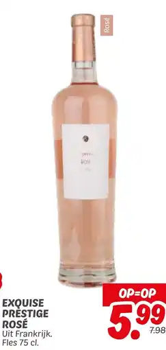 Dekamarkt Exquise rosé aanbieding