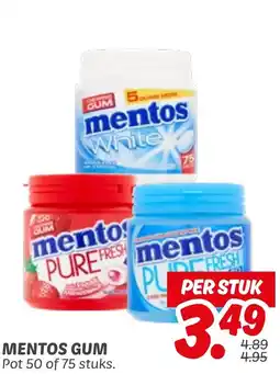 Dekamarkt Mentos gum aanbieding