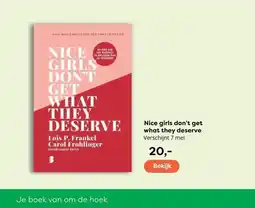 The Read Shop Nice girls don't get what they deserve Verschijnt 7 mei aanbieding