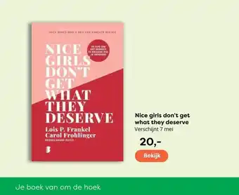 The Read Shop Nice girls don't get what they deserve Verschijnt 7 mei aanbieding