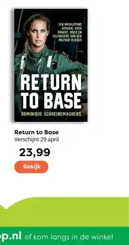 The Read Shop Return to Base Verschijnt 29 april aanbieding
