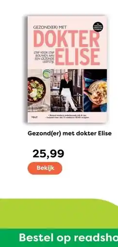 The Read Shop Gezond(er) met dokter Elise aanbieding