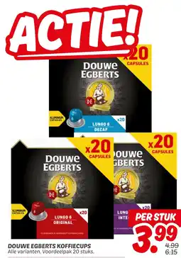 Dekamarkt Douwe egberts koffiecups aanbieding