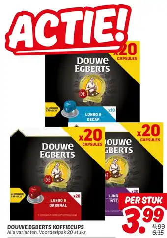 Dekamarkt Douwe egberts koffiecups aanbieding