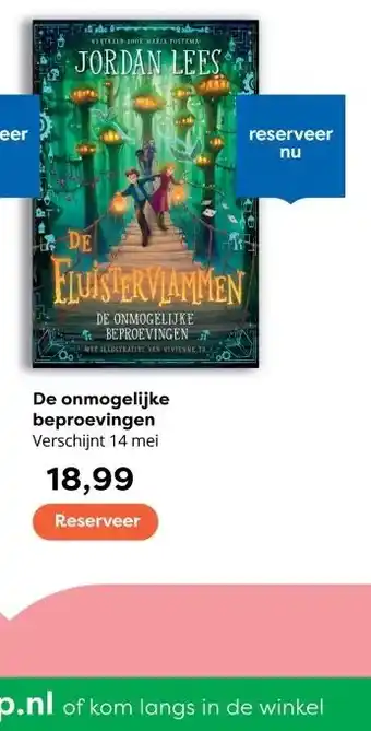 The Read Shop De onmogelijke beproevingen Verschijnt 14 mei aanbieding
