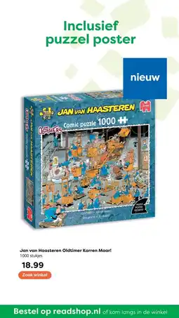 The Read Shop Jan van Haasteren Oldtimer Karren Maar! 1000 stukjes aanbieding