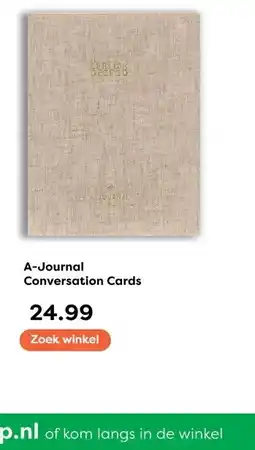 The Read Shop A-Journal Conversation Cards aanbieding