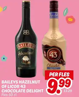 Dekamarkt Baileys hazelnut of licor 43 chocolate delight aanbieding