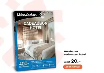 The Read Shop Wonderbox cadeaubon hotel aanbieding