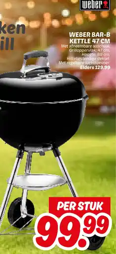 Dekamarkt Weber bar-b kettle aanbieding